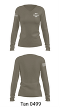 3rd Division CIU 77533921 Women's Long Sleeve V-neck Shirt - 11