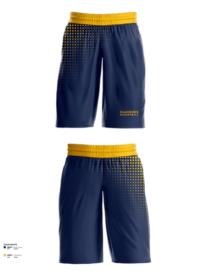 DIAMONDS 49682025 Womens Basketball Shorts - 1