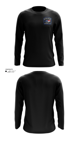 Long Sleeve Performance Shirt, Louisburg Police Department, Police, Teamtime, Team time, sublimation, custom sports apparel, team uniforms, spirit wear, spiritwear, sports uniforms, custom shirts, team store, custom team store, fundraiser sports, apparel fundraiser