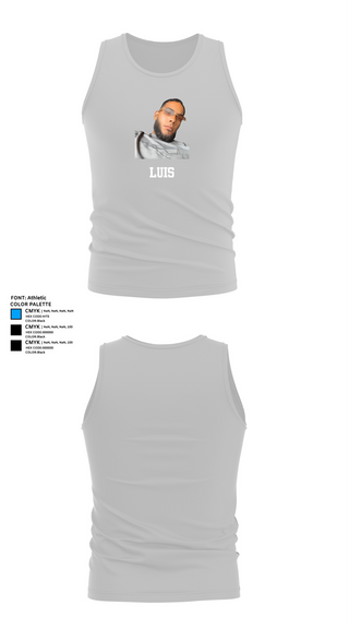 Tank Top, Luis, , Teamtime, Team time, sublimation, custom sports apparel, team uniforms, spirit wear, spiritwear, sports uniforms, custom shirts, team store, custom team store, fundraiser sports, apparel fundraiser