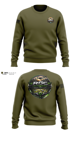 Crew Neck Sweatshirt, RDC Outdoors, Police, Teamtime, Team time, sublimation, custom sports apparel, team uniforms, spirit wear, spiritwear, sports uniforms, custom shirts, team store, custom team store, fundraiser sports, apparel fundraiser