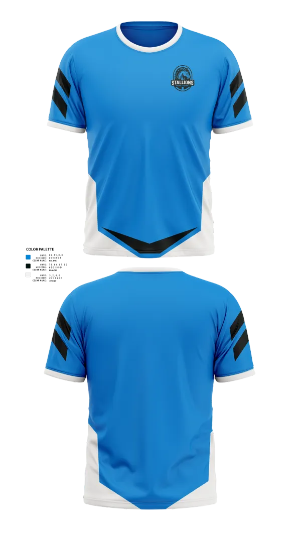 Spencer county Stallions 24069129 Short Sleeve Performance Shirt - 21