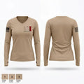 452ND FEST-A 32126814 Women's Long Sleeve V-neck Shirt - 1