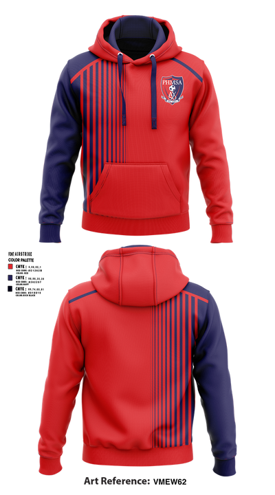 Pleasant Hill Martinez Soccer Association 68126341 Hoodie - 1