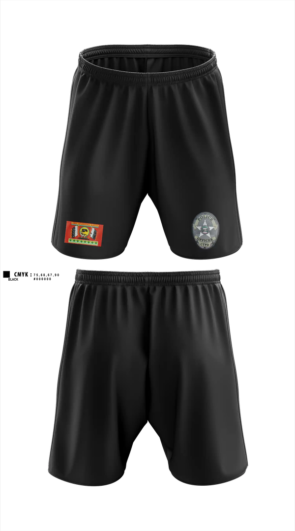 Athletic Shorts With Pockets, Colville Tribal Police, Police, Teamtime, Team time, sublimation, custom sports apparel, team uniforms, spirit wear, spiritwear, sports uniforms, custom shirts, team store, custom team store, fundraiser sports, apparel fundraiser