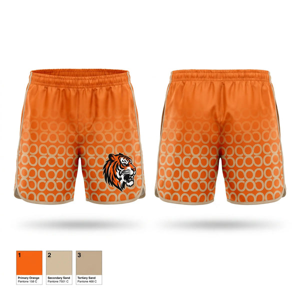 Track Shorts, HERRIN TIGERS, Cross Country, Teamtime, Team time, sublimation, custom sports apparel, team uniforms, spirit wear, spiritwear, sports uniforms, custom shirts, team store, custom team store, fundraiser sports, apparel fundraiser