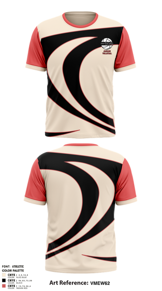 Short Sleeve Performance Shirt, Jaguars, Men's Volleyball, Teamtime, Team time, sublimation, custom sports apparel, team uniforms, spirit wear, spiritwear, sports uniforms, custom shirts, team store, custom team store, fundraiser sports, apparel fundraiser