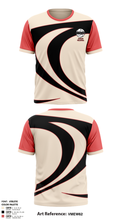 Short Sleeve Performance Shirt, Jaguars, Men's Volleyball, Teamtime, Team time, sublimation, custom sports apparel, team uniforms, spirit wear, spiritwear, sports uniforms, custom shirts, team store, custom team store, fundraiser sports, apparel fundraiser