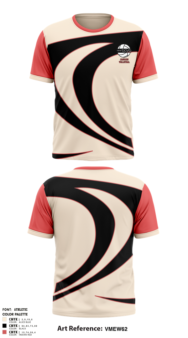 Short Sleeve Performance Shirt, Jaguars, Men's Volleyball, Teamtime, Team time, sublimation, custom sports apparel, team uniforms, spirit wear, spiritwear, sports uniforms, custom shirts, team store, custom team store, fundraiser sports, apparel fundraiser