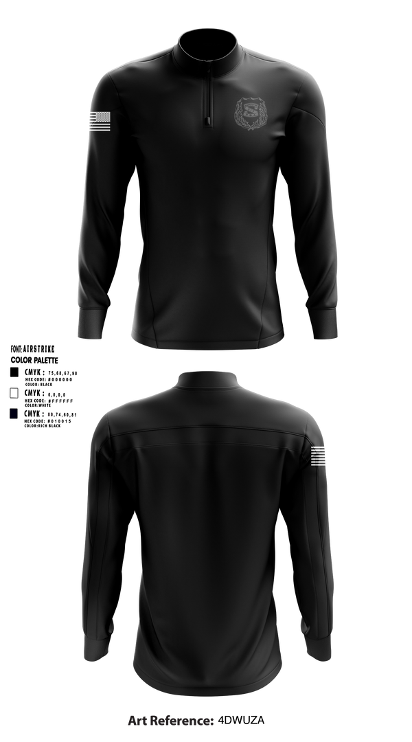 Quarter Zip Jacket, Readington Police Department, Police, Teamtime, Team time, sublimation, custom sports apparel, team uniforms, spirit wear, spiritwear, sports uniforms, custom shirts, team store, custom team store, fundraiser sports, apparel fundraiser