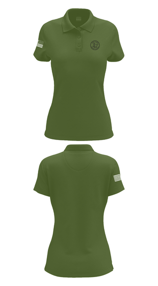 Women's Short Sleeve Performance Polo, H Troop 3/278 ACR, , Teamtime, Team time, sublimation, custom sports apparel, team uniforms, spirit wear, spiritwear, sports uniforms, custom shirts, team store, custom team store, fundraiser sports, apparel fundraiser