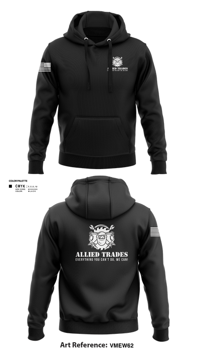 ALLIED TRADES 48849296 Hoodie - 3