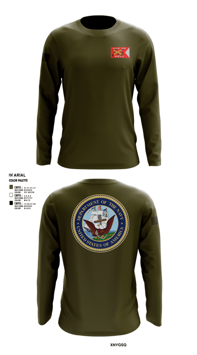 Air Department 74097822 Long Sleeve Performance Shirt - 1