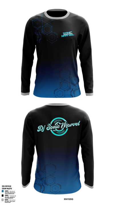 DJ Sonic MarvelDJ Sonic Marvel 49392469 Long Sleeve Performance Shirt - 9