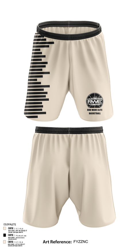 Athletic Shorts With Pockets, Rod Wave elite, Men's Basketball, Teamtime, Team time, sublimation, custom sports apparel, team uniforms, spirit wear, spiritwear, sports uniforms, custom shirts, team store, custom team store, fundraiser sports, apparel fundraiser
