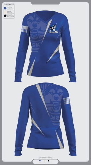 Women's Long Sleeve Vneck Shirt, montana youth soccerFort Lupton HS Girls SoccerFairview HS Boys VolleyballMountain Range High School, Men's Soccer, Teamtime, Team time, sublimation, custom sports apparel, team uniforms, spirit wear, spiritwear, sports uniforms, custom shirts, team store, custom team store, fundraiser sports, apparel fundraiser