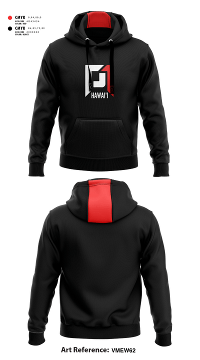 Phase 1Sports Hawaii 82899383 Hoodie - 1