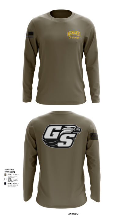 GASOU ROTC Ranger Challenge 95229056 Long Sleeve Performance Shirt 51