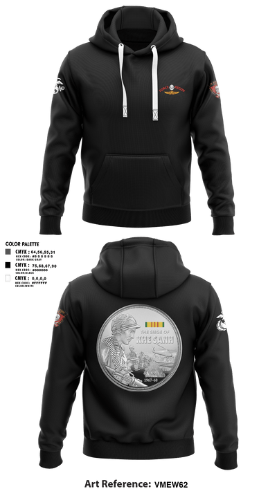 B Co. 3rd Recon Bn Force Reconnaissance3rd Recon Co.3rd Reconnaissance 55773170 Hoodie - 3