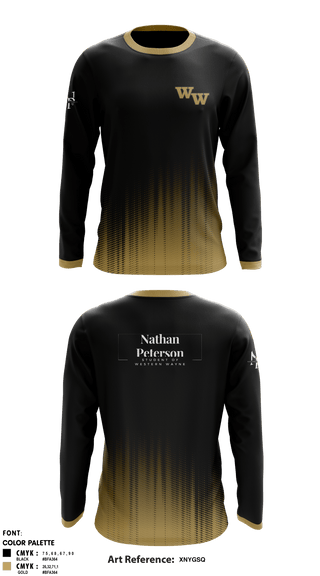 Long Sleeve Performance Shirt, Student of Western Wayne, , Teamtime, Team time, sublimation, custom sports apparel, team uniforms, spirit wear, spiritwear, sports uniforms, custom shirts, team store, custom team store, fundraiser sports, apparel fundraiser