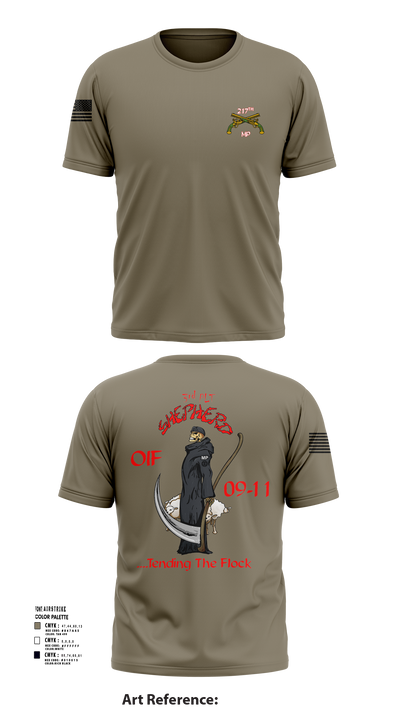 217th MP CO 3rd platoon Iraq 09-10 88609784 Short Sleeve Performance Shirt - 102