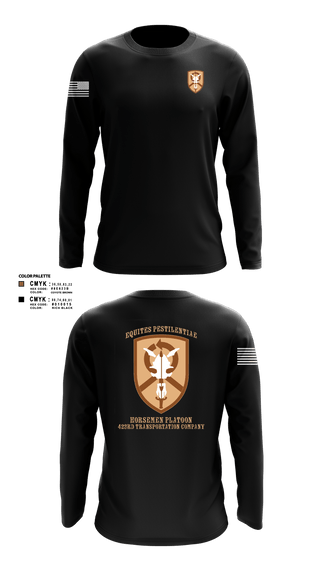 Long Sleeve Performance Shirt, 1st Platoon, 423 TC1st Platoon, 423 TC, , Teamtime, Team time, sublimation, custom sports apparel, team uniforms, spirit wear, spiritwear, sports uniforms, custom shirts, team store, custom team store, fundraiser sports, apparel fundraiser