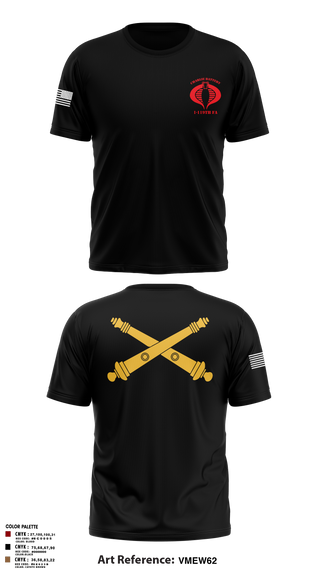 Short Sleeve Performance Shirt, Charlie Battery, 1-119th FA, , Teamtime, Team time, sublimation, custom sports apparel, team uniforms, spirit wear, spiritwear, sports uniforms, custom shirts, team store, custom team store, fundraiser sports, apparel fundraiser