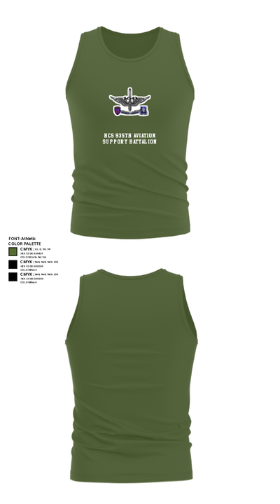 HCS 935th Aviation support battalion 94548122 Tank Top - 59