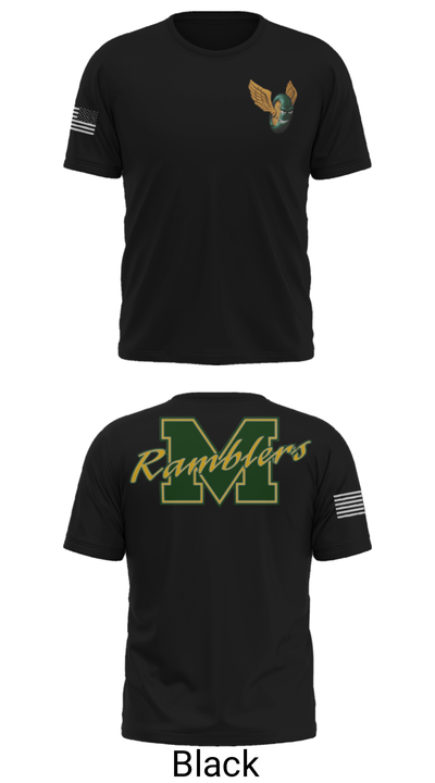 McBain High School Volleyball 93247142 Short Sleeve Performance Shirt - 30
