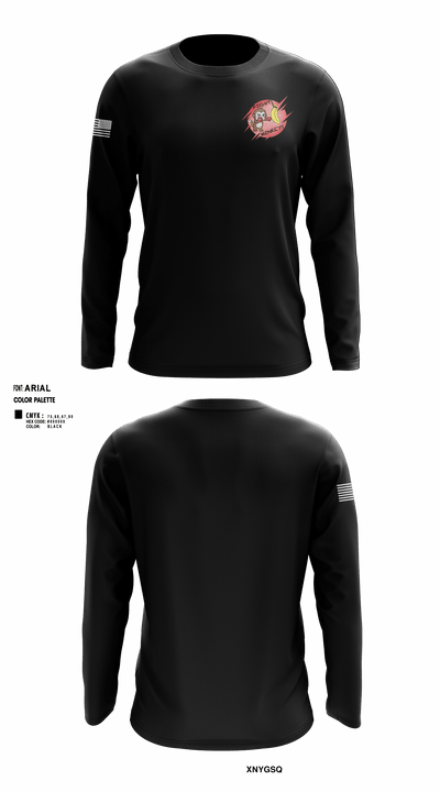 Fight Monkeys 38555984 Long Sleeve Performance Shirt - 1