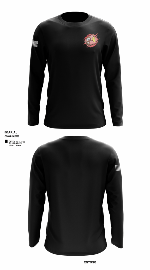 Long Sleeve Performance Shirt, Fight Monkeys, , Teamtime, Team time, sublimation, custom sports apparel, team uniforms, spirit wear, spiritwear, sports uniforms, custom shirts, team store, custom team store, fundraiser sports, apparel fundraiser