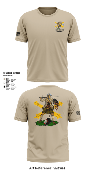 Short Sleeve Performance Shirt, Bravo 1-119th FA, , Teamtime, Team time, sublimation, custom sports apparel, team uniforms, spirit wear, spiritwear, sports uniforms, custom shirts, team store, custom team store, fundraiser sports, apparel fundraiser