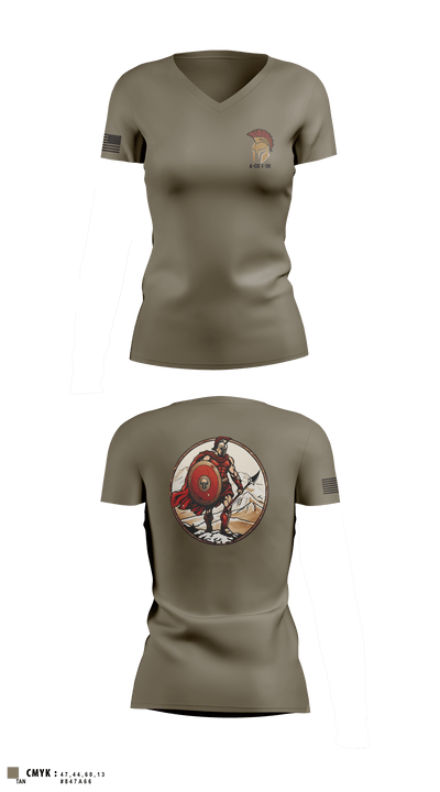 A-CO 1-32 78353702 Women's Short Sleeve V-neck Shirt - 2