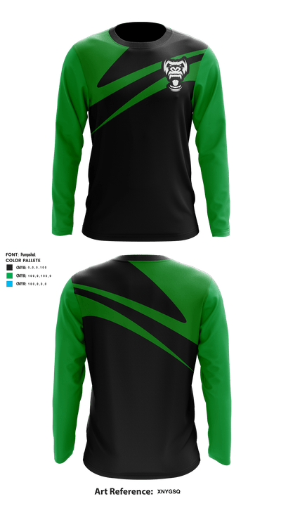 Neighborhood Bullies 22765272 Long Sleeve Performance Shirt - 1