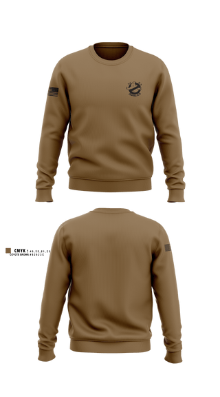 Crew Neck Sweatshirt, 3rd PLT, Alpha Company, 2nd Cavalry 5th regiment, Army, Teamtime, Team time, sublimation, custom sports apparel, team uniforms, spirit wear, spiritwear, sports uniforms, custom shirts, team store, custom team store, fundraiser sports, apparel fundraiser
