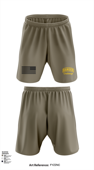 Athletic Shorts With Pockets, GASOU ROTC Ranger Challenge, , Teamtime, Team time, sublimation, custom sports apparel, team uniforms, spirit wear, spiritwear, sports uniforms, custom shirts, team store, custom team store, fundraiser sports, apparel fundraiser