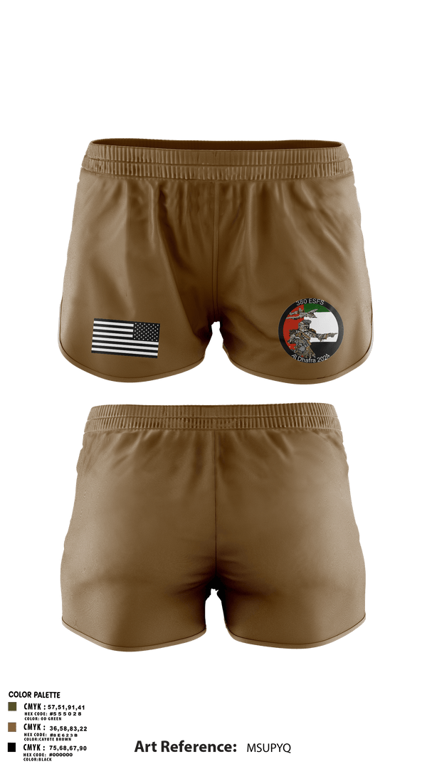 Ranger Panties, 380 ESFS, Air Force, Teamtime, Team time, sublimation, custom sports apparel, team uniforms, spirit wear, spiritwear, sports uniforms, custom shirts, team store, custom team store, fundraiser sports, apparel fundraiser
