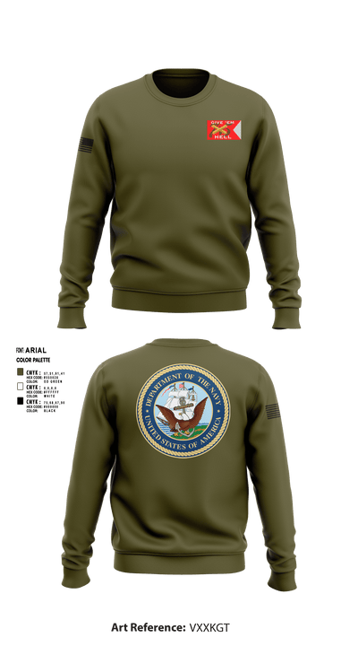Air Department 74097822 Crew Neck Sweatshirt - 1