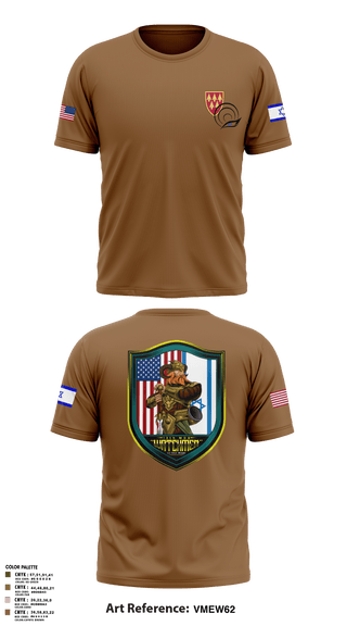 Old School Cotton Feel Shirt, 13TH Missile Defense Battery, , Teamtime, Team time, sublimation, custom sports apparel, team uniforms, spirit wear, spiritwear, sports uniforms, custom shirts, team store, custom team store, fundraiser sports, apparel fundraiser