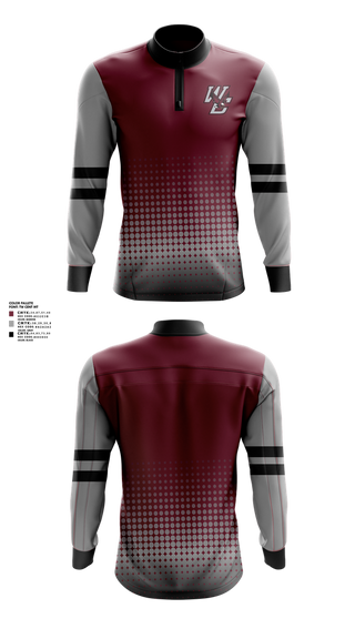 Quarter Zip Jacket, West Carroll, , Teamtime, Team time, sublimation, custom sports apparel, team uniforms, spirit wear, spiritwear, sports uniforms, custom shirts, team store, custom team store, fundraiser sports, apparel fundraiser