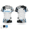 Panthers Women's Short Sleeve V-neck Shirt - 1