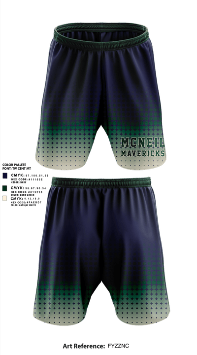McNeil Mavericks 11451355 Athletic Shorts With Pockets - 1