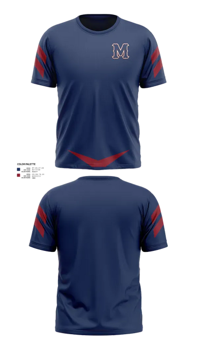 Madison Academic High School Softball 93879285 Short Sleeve Performance Shirt - 21