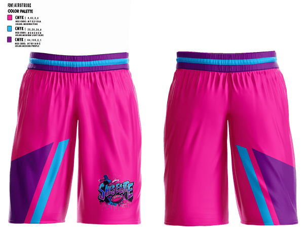Womens Basketball Shorts, She’s Elite, , Teamtime, Team time, sublimation, custom sports apparel, team uniforms, spirit wear, spiritwear, sports uniforms, custom shirts, team store, custom team store, fundraiser sports, apparel fundraiser