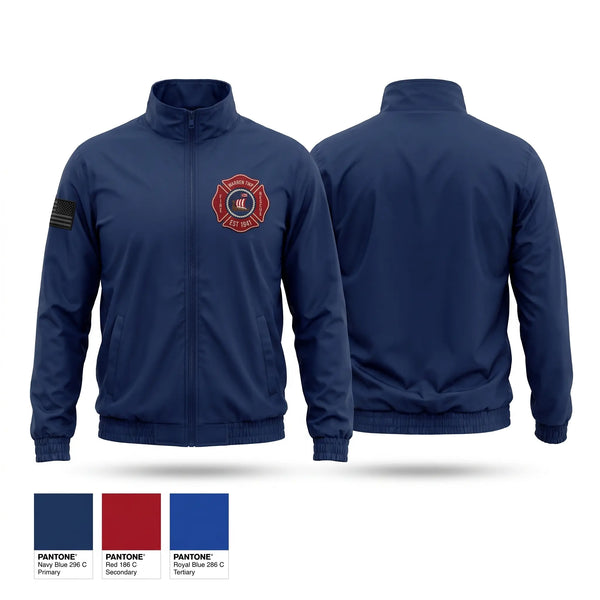 Windbreaker, Warren Township Fire, Fire Department, Teamtime, Team time, sublimation, custom sports apparel, team uniforms, spirit wear, spiritwear, sports uniforms, custom shirts, team store, custom team store, fundraiser sports, apparel fundraiser