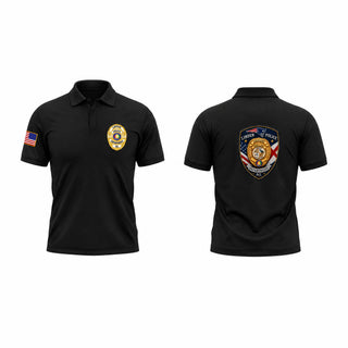 Short Sleeve Performance Polo, Linden police department, Police, Teamtime, Team time, sublimation, custom sports apparel, team uniforms, spirit wear, spiritwear, sports uniforms, custom shirts, team store, custom team store, fundraiser sports, apparel fundraiser