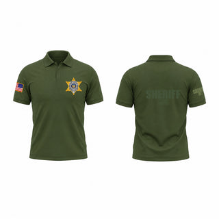 Short Sleeve Performance Polo, Clay County Sheriff, Police, Teamtime, Team time, sublimation, custom sports apparel, team uniforms, spirit wear, spiritwear, sports uniforms, custom shirts, team store, custom team store, fundraiser sports, apparel fundraiser