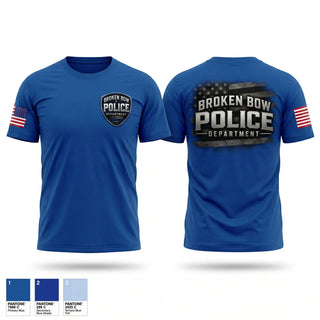 Old School Cotton Feel Shirt, Broken bow police department, Police, Teamtime, Team time, sublimation, custom sports apparel, team uniforms, spirit wear, spiritwear, sports uniforms, custom shirts, team store, custom team store, fundraiser sports, apparel fundraiser