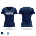 Jordan-Elbridge varsity 37676018 Women's Short Sleeve V-neck Shirt - 1