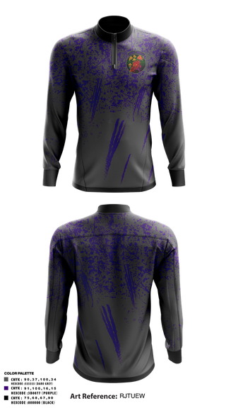 Quarter Zip Jacket, Disc golf, Golf, Teamtime, Team time, sublimation, custom sports apparel, team uniforms, spirit wear, spiritwear, sports uniforms, custom shirts, team store, custom team store, fundraiser sports, apparel fundraiser